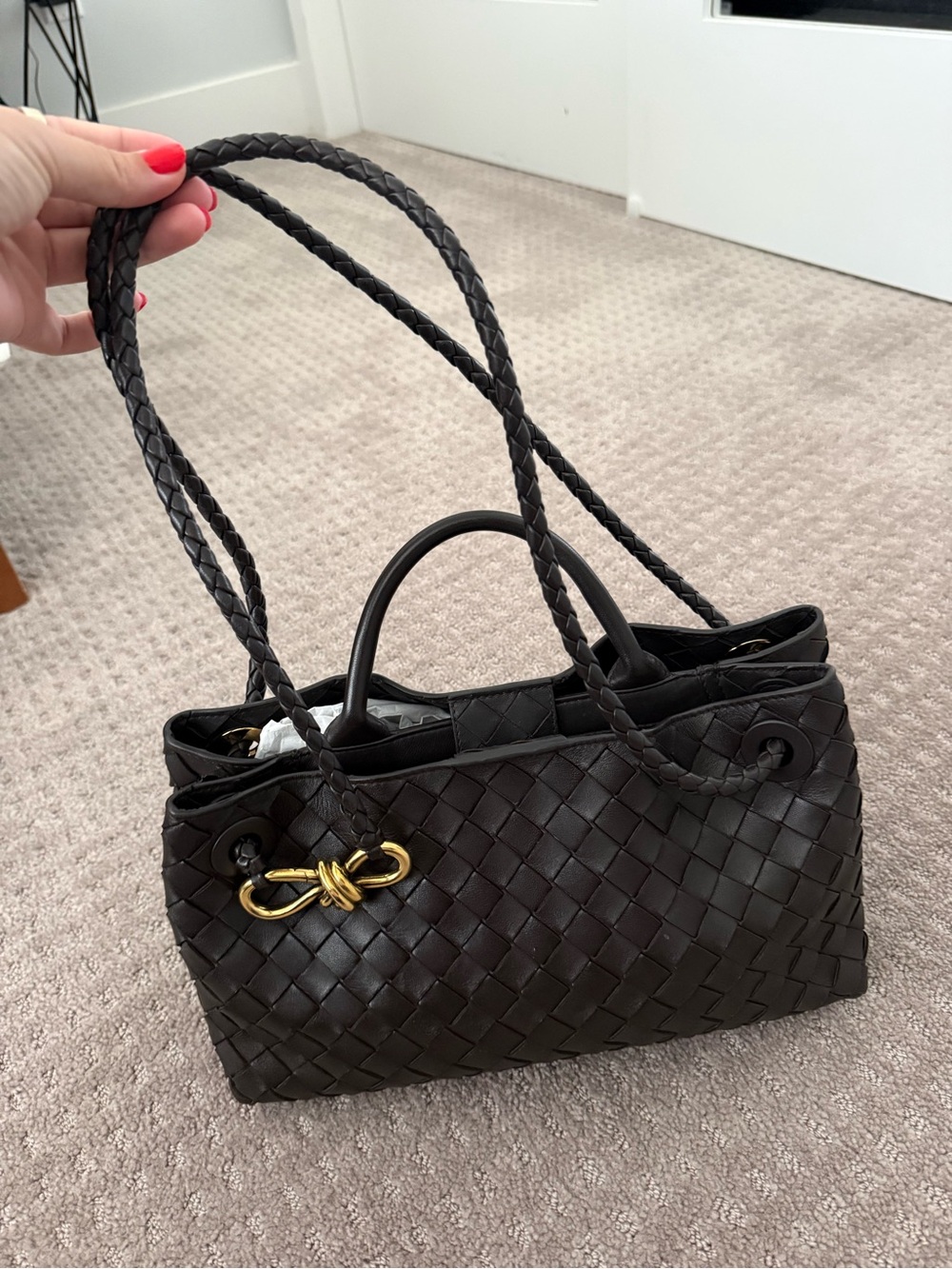 Bottega east west andiamo in fondant